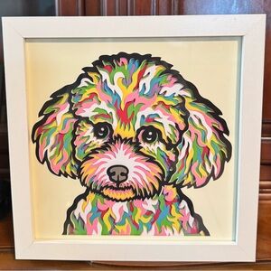 3D Dog Shadowbox